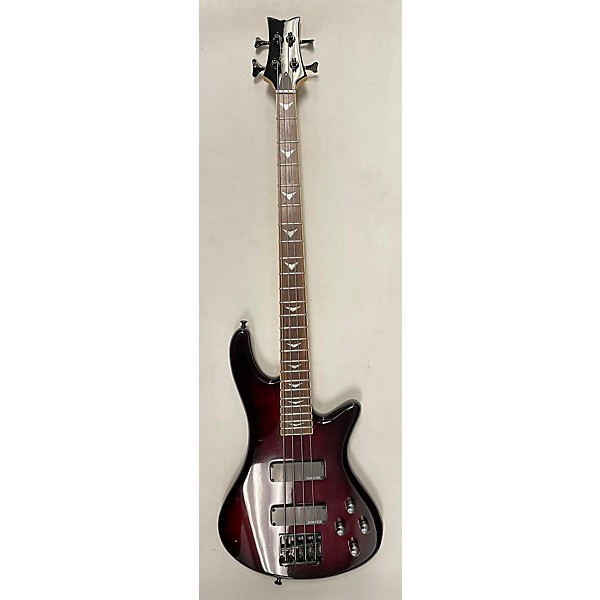 Used Schecter Guitar Research Stiletto Extreme 4 String Electric Bass Guitar