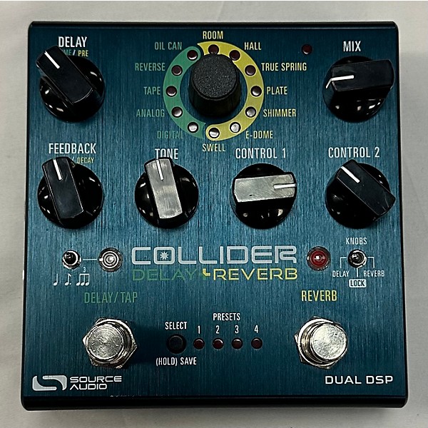 Used Source Audio Collider Delay+Reverb Effect Pedal