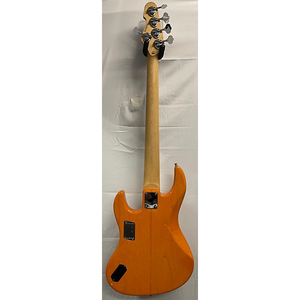 Used Used Edwards E-AM-128QM Orange Electric Bass Guitar