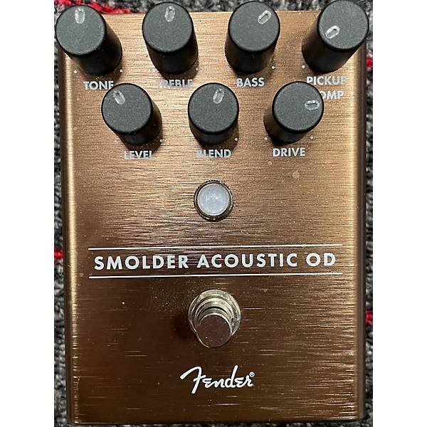 Used Fender Smoulder Acoustic OD Effect Pedal