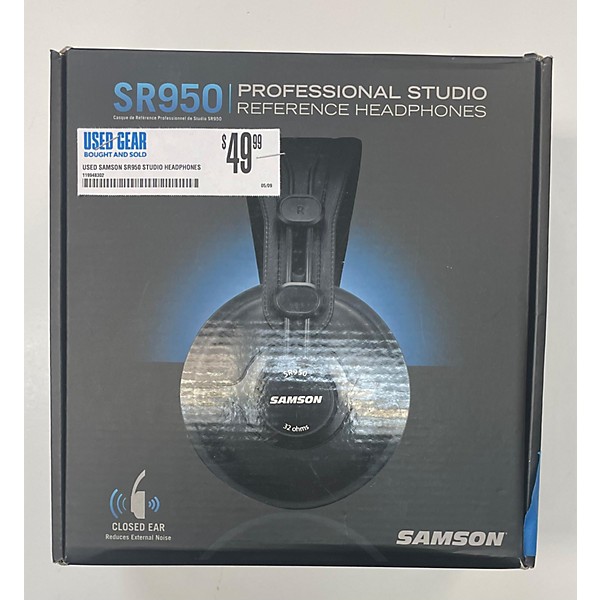 Used Samson SR950 Studio Headphones