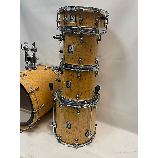 Used SONOR S CLASS VERTICAL GRAIN SPALTED MAPLE Drum Kit