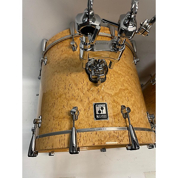 Used SONOR S CLASS VERTICAL GRAIN SPALTED MAPLE Drum Kit