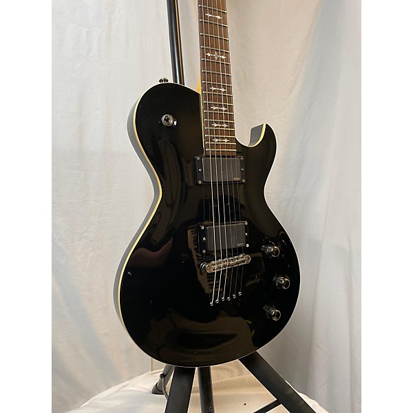 Used Schecter Guitar Research Used Schecter Guitar Research Solo Black Solid Body Electric Guitar