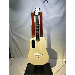 Used Lava Used Lava LAVA 3 White Acoustic Electric Guitar