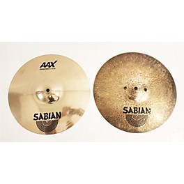 Used SABIAN 13in AAX Fusion Hi Hat Pair Cymbal