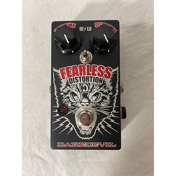 Used Daredevil Pedals FEARLESS DISTORTION Effect Pedal
