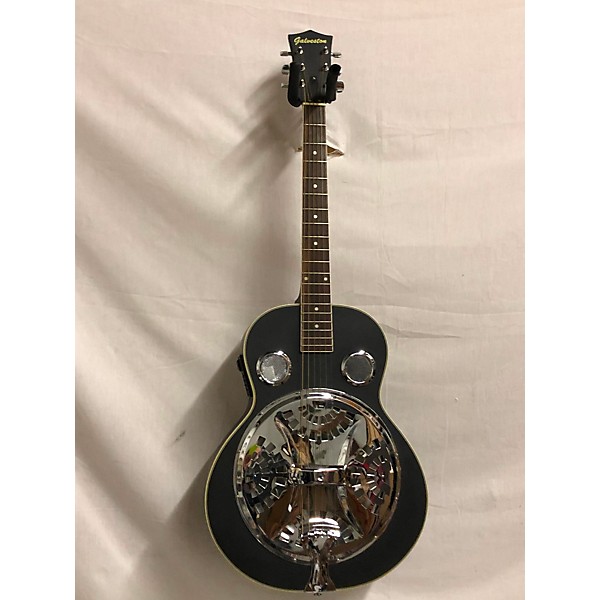 Used Galveston Used Galveston Resonator Satin Black Resonator Guitar