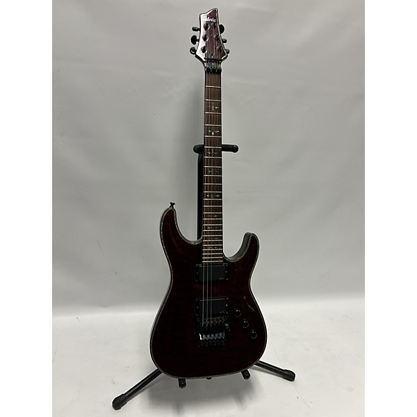 Used Schecter Guitar Research Used Schecter Guitar Research Hellraiser C1 Floyd Rose Red Solid Body Electric Guitar