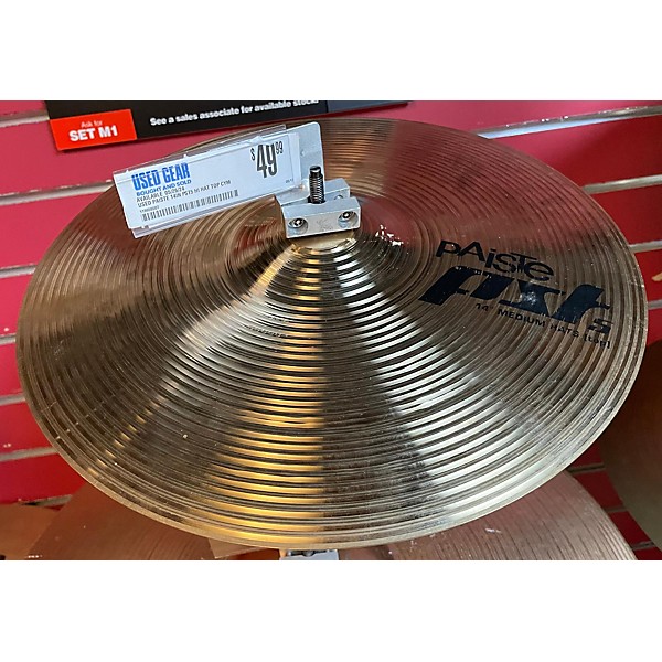 Used Paiste 14in PST5 Hi Hat Top Cymbal
