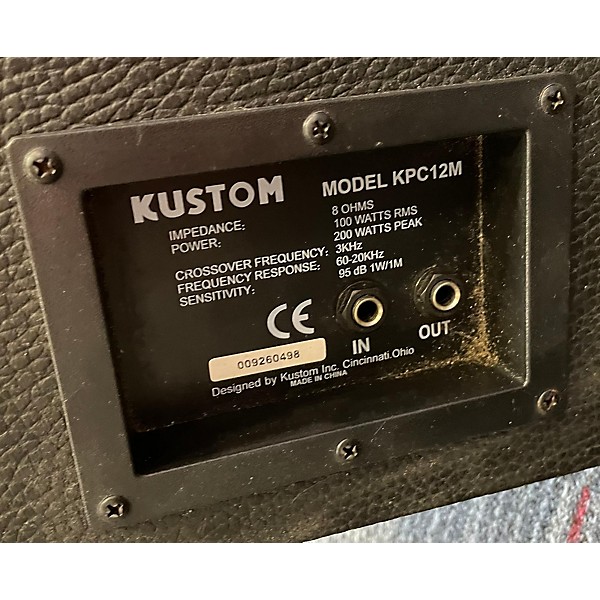 Used Kustom KPC12M Unpowered Monitor