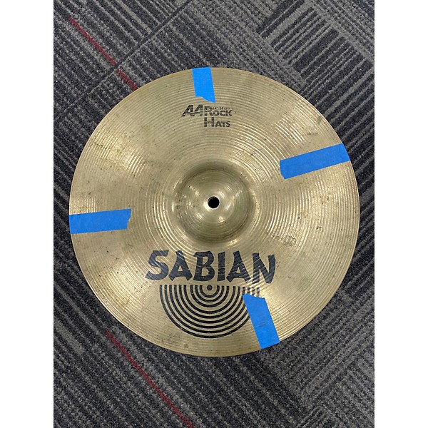 Used SABIAN Used SABIAN 14in AA HARD ROCK HI HATS PAIR Cymbal