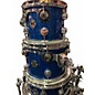 Used DW 5 Piece CONTEMPORARY CLASSIC BLUE SPARKLE Drum Kit