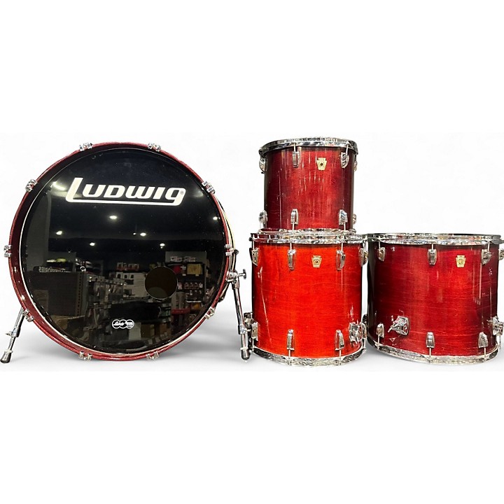 Used Ludwig Used Ludwig 4 piece Centennial Bonham Cherry Used Ludwig Used Ludwig 4 piece Centennial Bonham Cherry