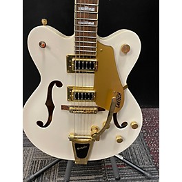 Used Gretsch Guitars Used Gretsch Guitars G5422T Electromatic White Hollow Body Electric Guitar