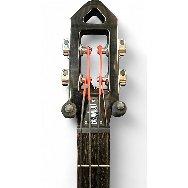 Used Eastwood EEB1 Black Electric Bass Guitar