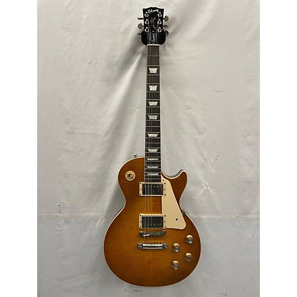 Used Gibson Used Gibson Les Paul Standard 1960S Neck TIger Burst Solid Body Electric Guitar