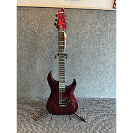 Used Schecter Guitar Research C1 Apocalypse Red Reign Solid Body Electric Guitar