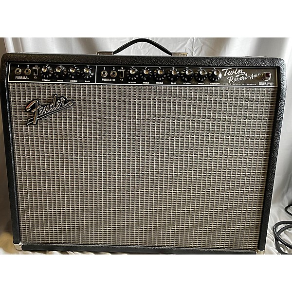 Used Fender Used Fender 1965 Reissue Twin Reverb 85W 2x12 Tube Guitar Combo Amp