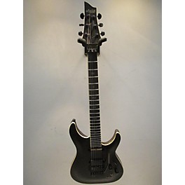 Used Schecter Guitar Research Used Schecter Guitar Research C-1 FR-S SLS Elite Evil Twin Satin Black Solid Body Electric G...