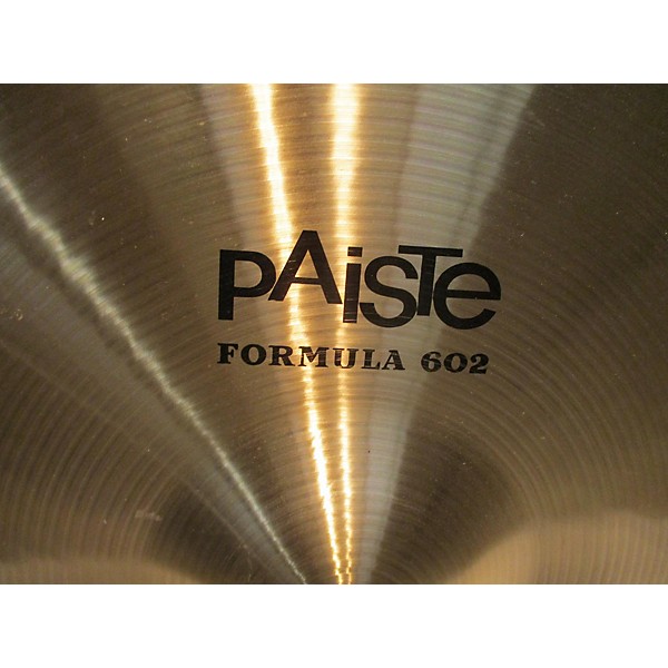 Used Paiste 16in Formula 602 Thin Crash Cymbal