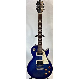 Used Epiphone Used Epiphone Les Paul Standard Sapphire Blue Trans Solid Body Electric Guitar