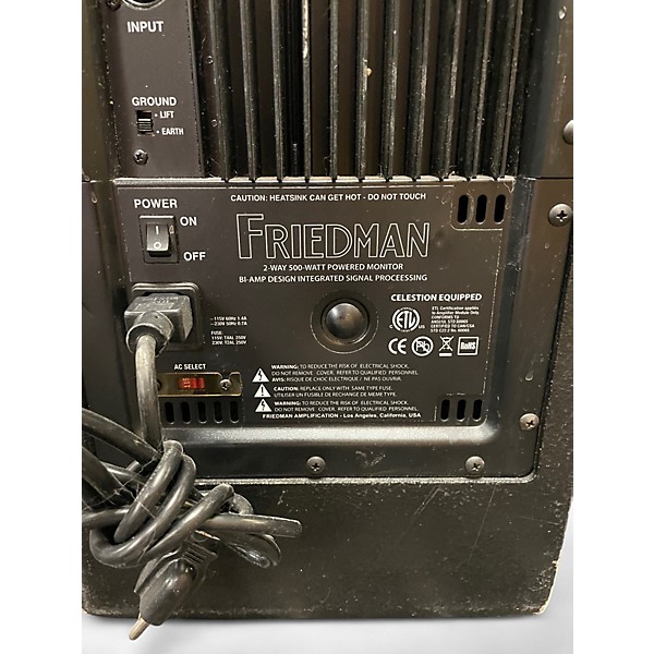 Used Friedman ASM-12 500W 1X12" ACTIVE MODELER/PROFILER MONITOR Powered Monitor