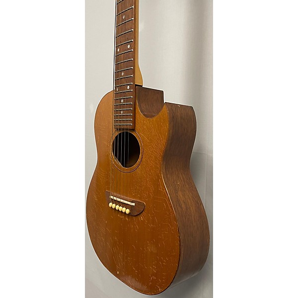 Vintage Earthwood Vintage 1970s Earthwood Mini Acoustic Natural Acoustic Guitar