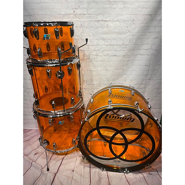 Used Ludwig Vistalite ZEP Drum Kit