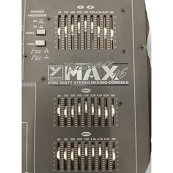 Used Yorkville PowerMax 16 Powered Mixer