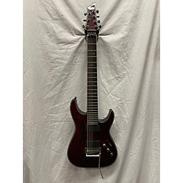 Used Gibson Used Schecter Guitar Research Hellraiser C7 Floyd Rose Black Cherry Solid Body Electric Guitar