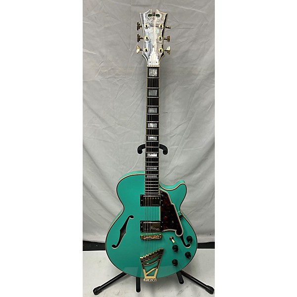 Used D'Angelico Used D'Angelico EX-SS Surf Green Hollow Body Electric Guitar