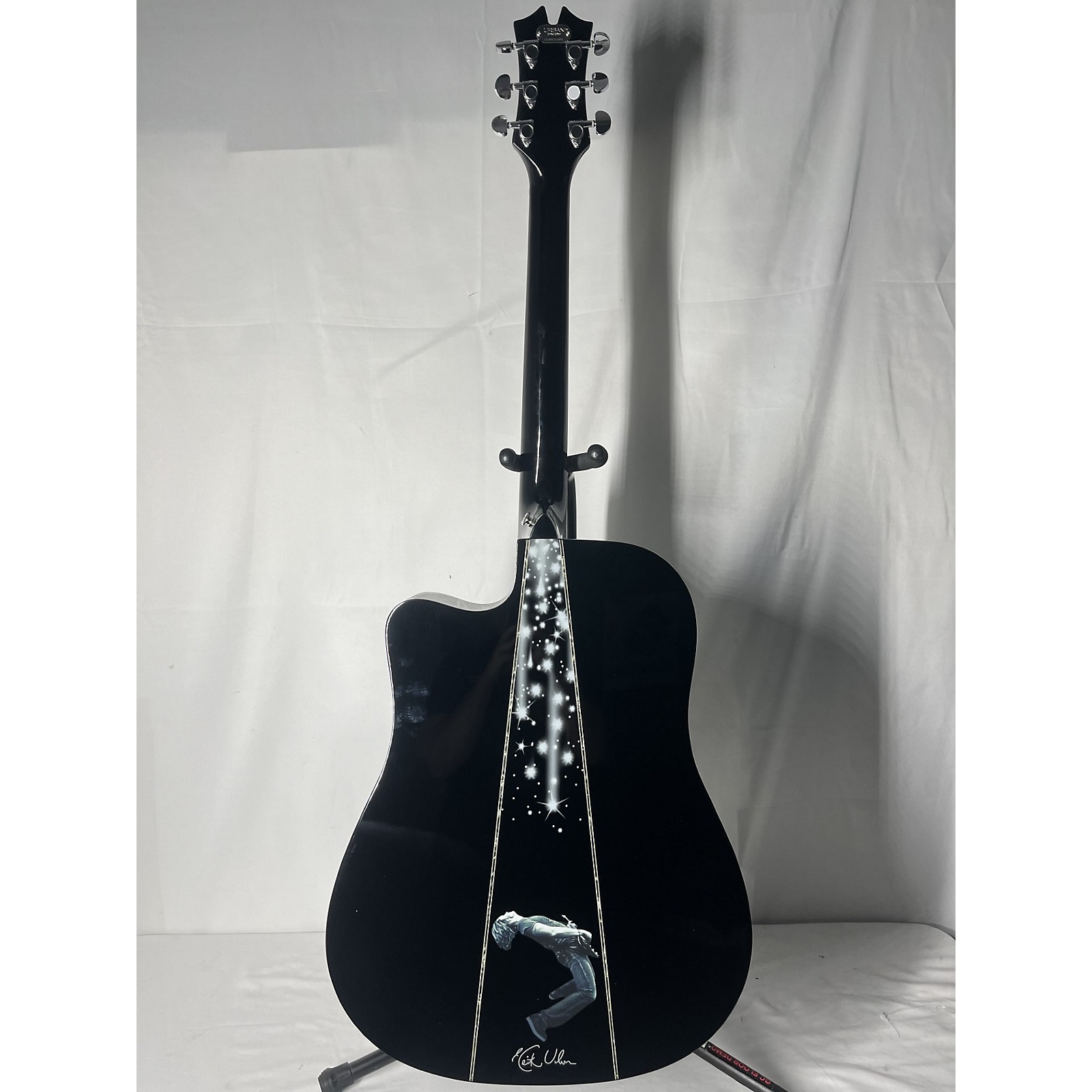 Used Keith Urban Nightstar Acoustic Guitar Black Guitar Center