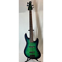 Used BOSS Used Anaconda Ultra J5 Emerald Burst Electric Bass Guitar