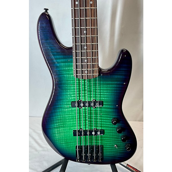Used Used Anaconda Ultra J5 Emerald Burst Electric Bass Guitar