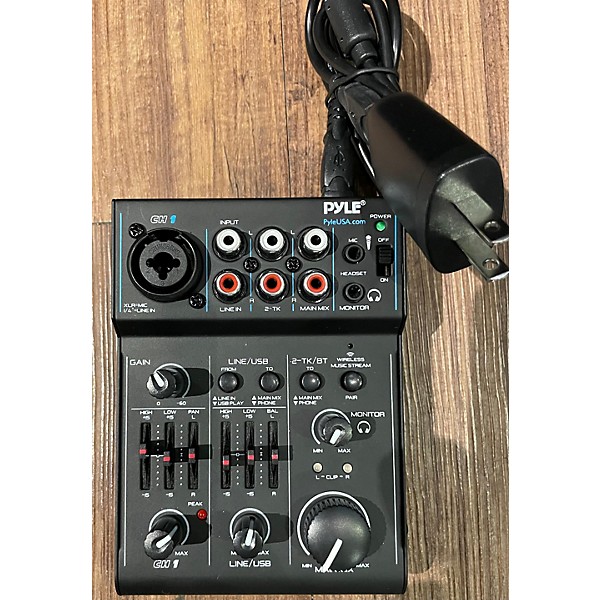 Used Pyle PAD30MXUBT Unpowered Mixer