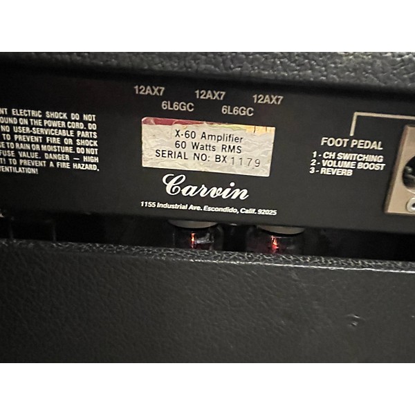 Used Carvin X -60 Tube Guitar Combo Amp