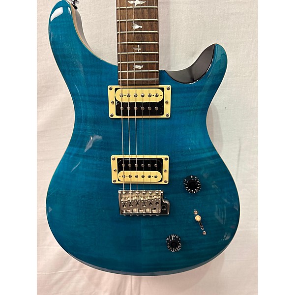 Used PRS Used PRS SE Custom 24 Blue Solid Body Electric Guitar