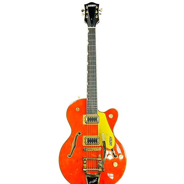 Used Gretsch Guitars Used Gretsch Guitars G5655TG Orange Hollow Body Electric Guitar