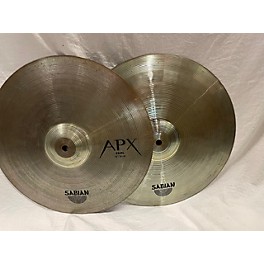 Used SABIAN Used SABIAN 14in APX Hi Hat Pair Cymbal