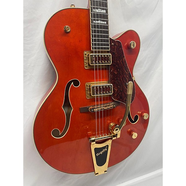 Used Gretsch Guitars Used Gretsch Guitars G5420TG Electromatic ORANGE STAIN Hollow Body Electric Guitar