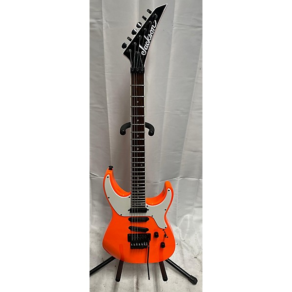 Used Jackson Used Jackson SLX4 Orange Solid Body Electric Guitar