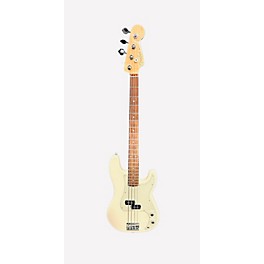 Used Fender Used Fender American Professional Precision Bass Olympic White Electric Bass Guitar