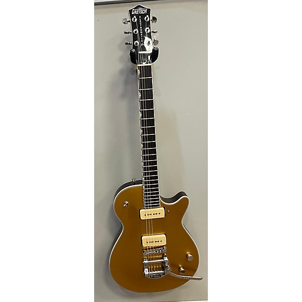 Used Gretsch Guitars Used Gretsch Guitars Electromatic Jet (Modified) Metallic Gold Solid Body Electric Guitar