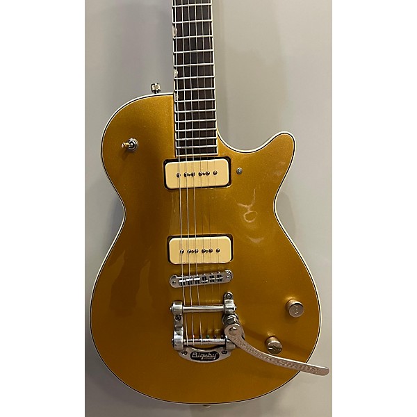 Used Gretsch Guitars Used Gretsch Guitars Electromatic Jet (Modified) Metallic Gold Solid Body Electric Guitar