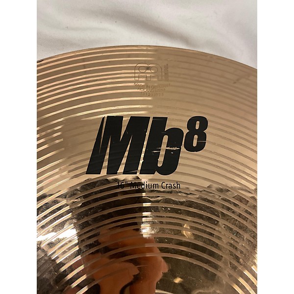 Used MEINL 16in MB8 Medium Crash Cymbal 36 | Guitar Center