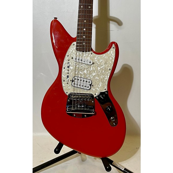 Used Fender Used Fender Jagstang Fiesta Red Solid Body Electric Guitar