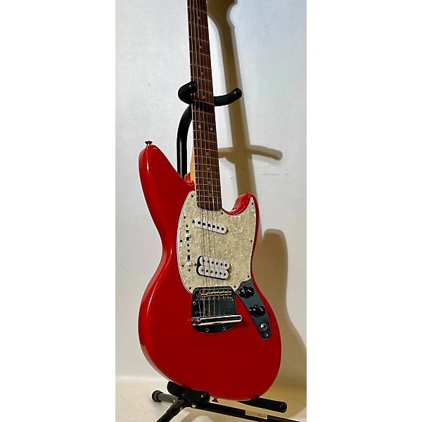 Used Fender Used Fender Jagstang Fiesta Red Solid Body Electric Guitar