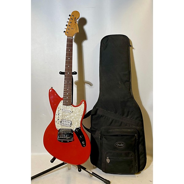 Used Fender Used Fender Jagstang Fiesta Red Solid Body Electric Guitar