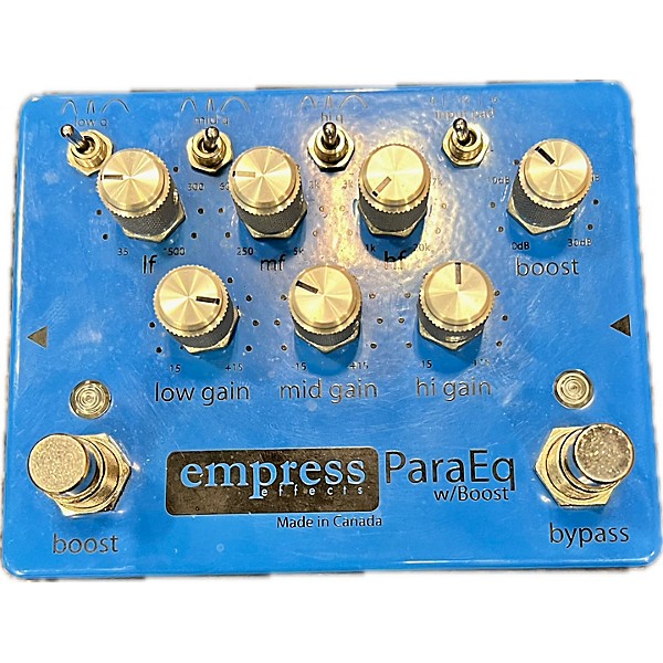 Used Empress Effects ParaEq With Boost EQ Pedal
